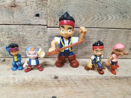 Jake And The Neverland Pirates Lot Figurine Figures 5 Cubby Izzy - £19.69 GBP