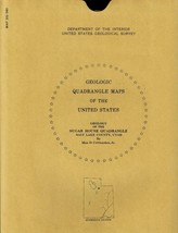 USGS Geologic Map: Sugar House Quadrangle, Utah - £10.13 GBP