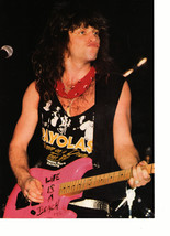 Jon Bon Jovi teen magazine pinup clipping life is a beach pink guitar ro... - $3.50