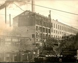 RPPC Chippewa Fiume Dam Powerhouse Costruzione Cornell Wi 1912 Cartolina... - £35.38 GBP