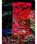 Pink collage texture abstract,Recycled plastic texture art,Eco friendly ... - $71.03 MXN