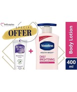 UK| Large 400ml VASELINE Healthy Bright Daily Brightening Body Lotion &amp; ... - £95.00 GBP