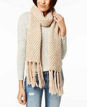 Steve Madden Lurex Knit Tassel Scarf, One Size - £15.69 GBP