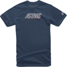 Alpinestars Mens Lanes T-Shirt Shirt Tee Shirt Navy Medium - £18.15 GBP