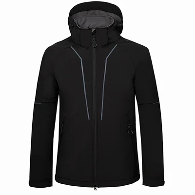 Outdoor Soft Jacket Men Winter Ski Jacket Windbreaker Hooded Waterproof Coat Lig - £189.32 GBP