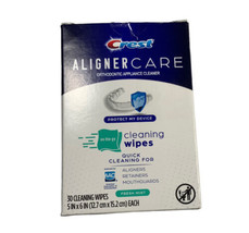 Crest Aligner Care Cleaning Wipes for Aligners, Retainers, Mouth Guards, 30Ct - £11.76 GBP