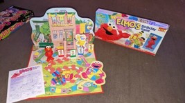 1997 Elmo&#39;s Birthday Game by Milton Bradley Complete in Nice Cond FREE SHIPPING - £20.24 GBP