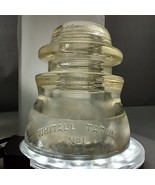 Vintage Whitall Tatum No 1 Clear Glass Insulator 5-44 (A)  please read d... - $8.09 CAD