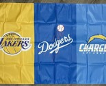 Los Angeles Dodgers Lakers Chargers Flag 3x5 ft Banner Garage Man-Cave - $15.99