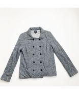 Market &amp; Spruce Double Breasted Knit Jacket Size Large Lightweight Sprin... - $6.14 CAD