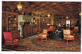 California Postcard San Simeon Hearst Castle Casa Grande Main Library - £2.33 GBP