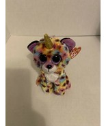 TY Beanie Boos 6&quot; GISELLE Unicorn Rainbow  Plush Toy - $94.24 MXN