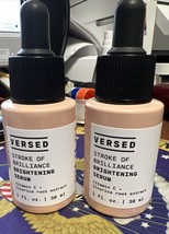 2 Pk Versed Brand Skin Care, Stroke of Brilliance Bright Serum Dull Skin... - £27.46 GBP