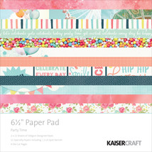 Party Time Collection 6.5 X 6.5 Inches Paper Pad - £22.34 GBP