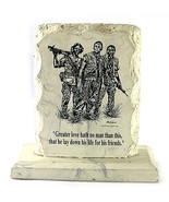 Vietnam War Memorial Plaque “Greater Love” Scripture Quote David Jarms 1984 - $372.18 MXN