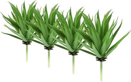 4 Pcs. Faux Succulents Unpotted Yucca Vera Real Touch Lifelike Agave Plant Green - £27.55 GBP