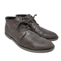 Calvin Klein Fremont Chukka 34F4303 Men&#39;s 10.5 Ankle Shoes Smooth Leather Brown - £23.59 GBP