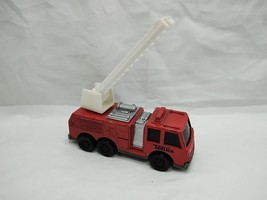 1992 Tonka Red Firetruck 4&quot; Diecast Truck With Working Ladder - $17.81