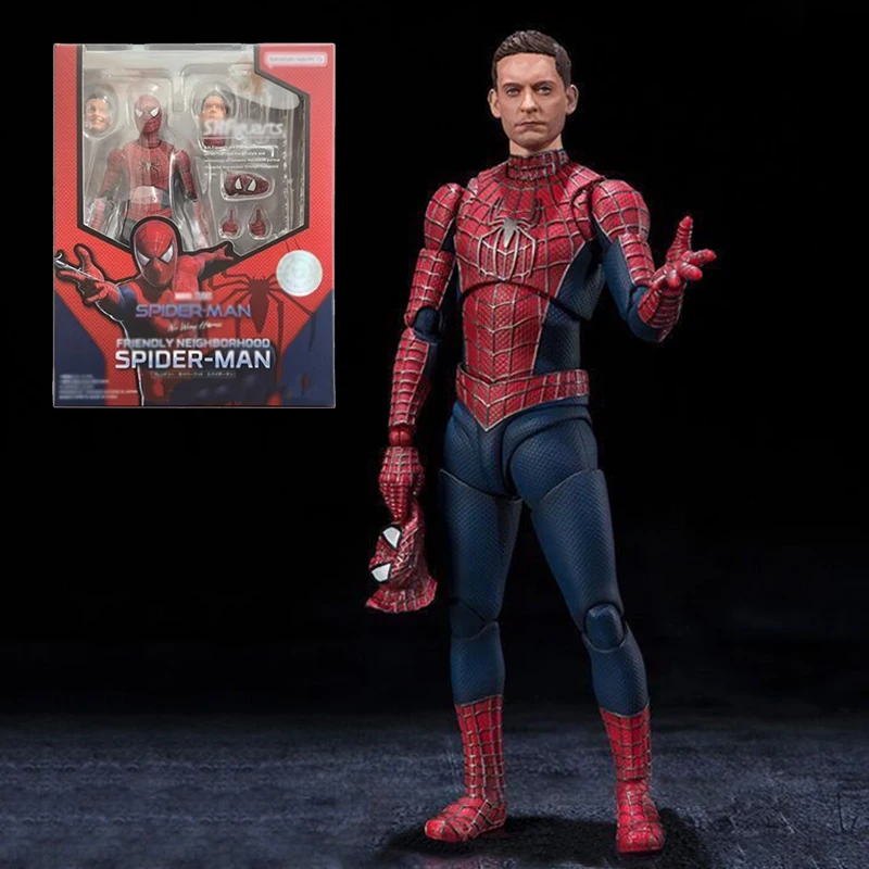 Marvel Figures SHF Spider-Man 3 Action Figures Tobey Maguire Anime PVC Mode - £54.11 GBP+