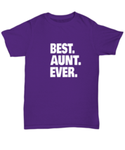 Aunty TShirt Best Aunt Ever, Favorite Aunt Purple-U-Tee  - £14.43 GBP