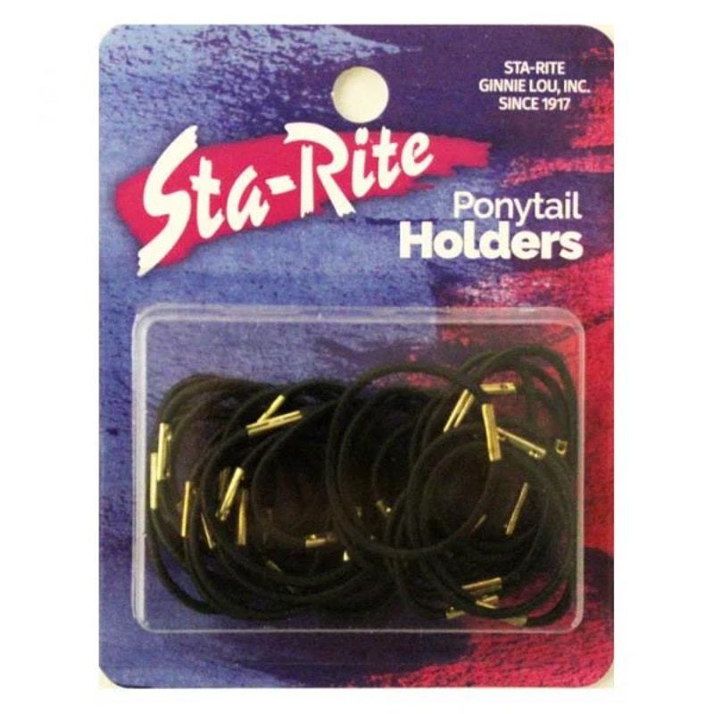  Sta-Rite Small Elastic Ponytail Holders #4092BK - Black - $12.95