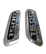 2020-2024 RAM 1500 Mopar OEM 1500 HEMI eTORQUE Hood Emblem Bezel Pair LH... - $54.22