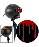 Lightshow Halloween Cascading Red Blood Drip Projection Light Outdoor De... - $28.04