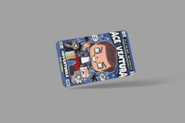 2 pc credit card skin, Professions,ace ventura - $9.00