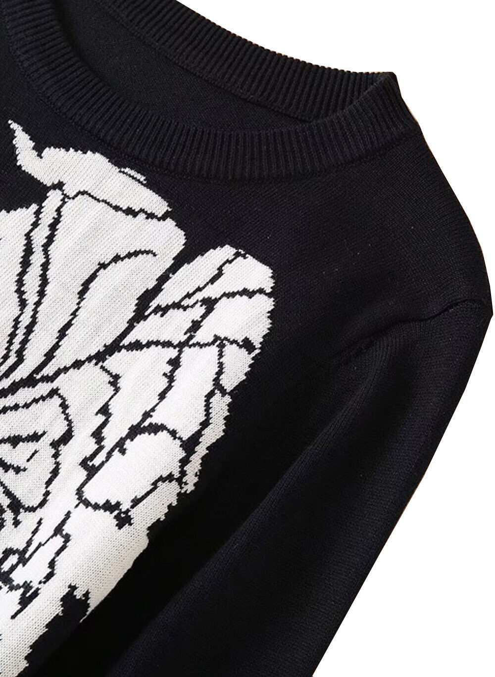 Queen Letizia Inspired Navy Flora Wool Knit Midi Dress with 3/4 Sleeves AU 12 Item image 6