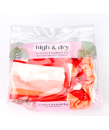 Lemon Lavender High Dry Scrunchie Headband Duo Super Absorbent Microfibe... - $7.95