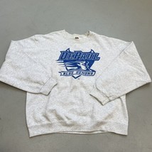 VTG DePaul Blue Demons University Sweatshirt Size L Gray Stained FOTL Ta... - £23.36 GBP