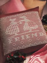 Sister Curtain Friend Xmas Angel Pillowtop Chalice Swans Doily Crochet P... - $9.99