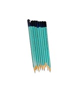 Lot of 10 Tupperware Pencils Retro Thin Home Parties Blue Sharpened Made... - $15.40