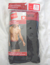 Hanes Mens Boxer Briefs Black-Red Size S ,XL 1- Single Pair classic logo... - £4.42 GBP