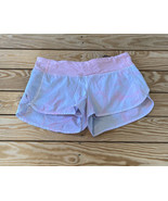 Lululemon Women’s Running Shorts Size 6 Pink White Tie Dye Q6 - £23.34 GBP