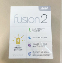 NEW Striiv Fusion 2 Smartwatch and Activity &amp; Sleep Tracker w/3 Color Wristbands - £15.07 GBP