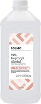 Solimo 99% Isopropyl Alcohol For Technical Use on Skin,16 Fluid Ounces - £10.23 GBP