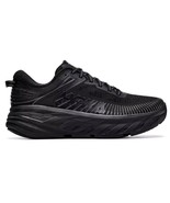 HOKA ONE Bondi 7 Women’s Running Walking Shoes BLACK BBLC 7, 9.5NIB! - £135.10 GBP