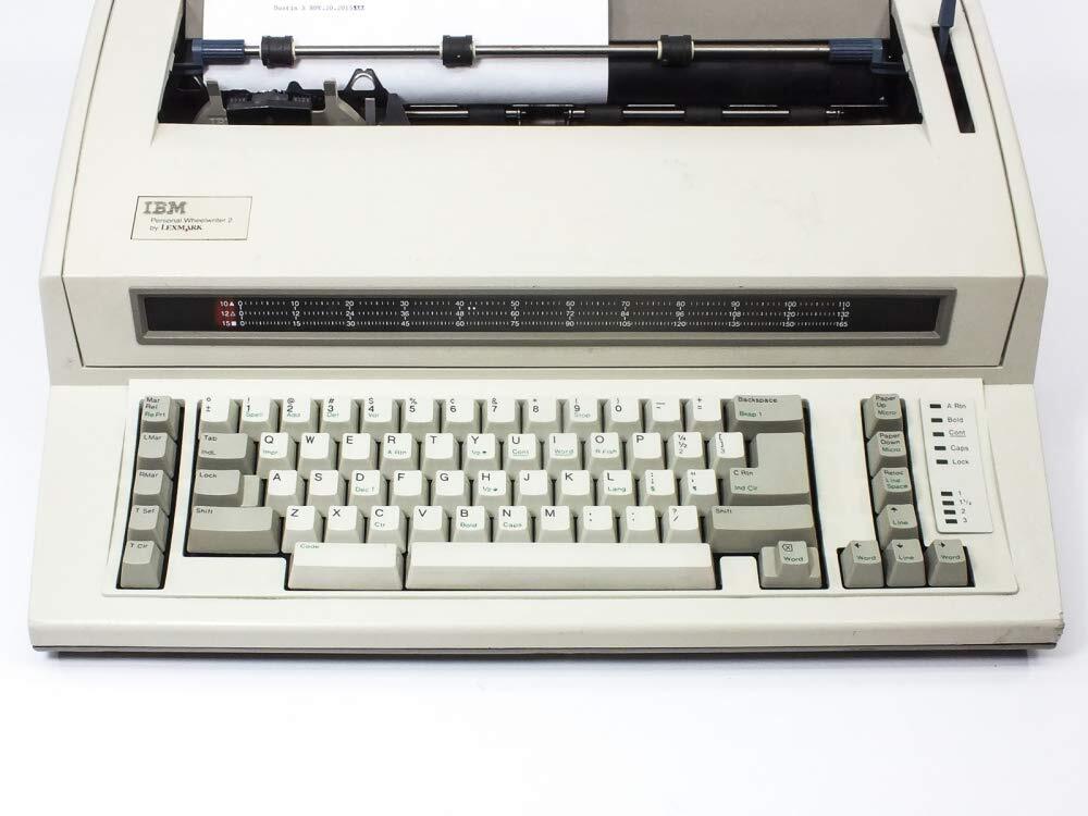 IBM / Lexmark 6781 TYPEWRITER WHEELWRITER 1000 - $574.20