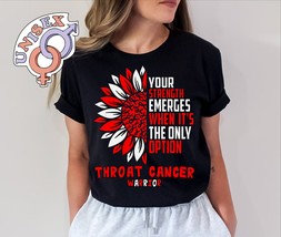 Throat Cancer Shirt, Awareness Shirt for Fighter Warrior Survivor,tShirt for wom - £20.84 GBP