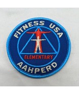 Fitness USA Aahperd Elementary Embroidered Iron On Patch 3&quot; - €12,12 EUR