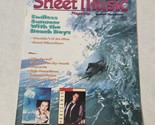 Sheet Music Magazine July/August 1996 Beach Boys Standard Piano Edition - £10.37 GBP