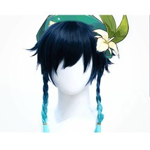 Genshin Impact Venti cosplay wig, Genshin Impact Barbatos wig, blue wig  - £63.71 GBP