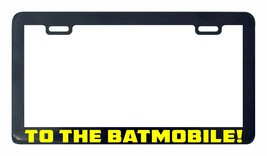 To the Batmobile! Batman license plate frame holder tag - £4.71 GBP