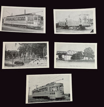 Lot of 5  Electric Train Railway Postcards Unposted Connecticut Mass &amp; O... - £6.28 GBP