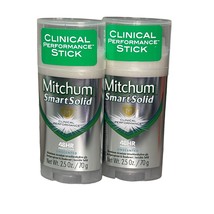 2X Mitchum Smart Solid Clinical Performance 48 Hour Anti-Perspirant Unscented De - £28.11 GBP