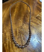 1x Vintage Rose Gold Colored New Necklace Made in Korea - £11.76 GBP