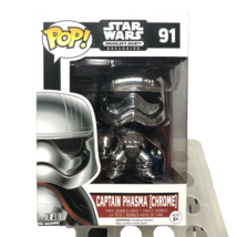 Funko Pop! Star Wars: Captain Phasma Chrome Smuggler&#39;s Bounty Exclusive #91 - $13.99