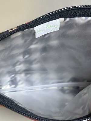 Vera Bradley Makeup Travel Bag In Retired Bittersweet Floral Pattern Item image 3