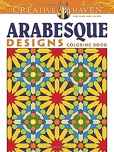 Creative Haven Arabesque Designs Coloring Book (Adult Coloring Books: Wo... - €5,00 EUR